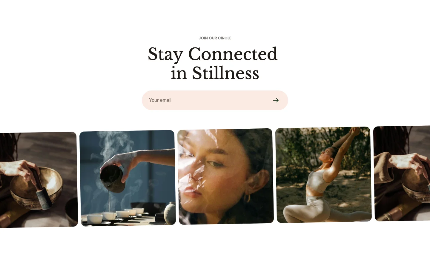 Newsletter image slider