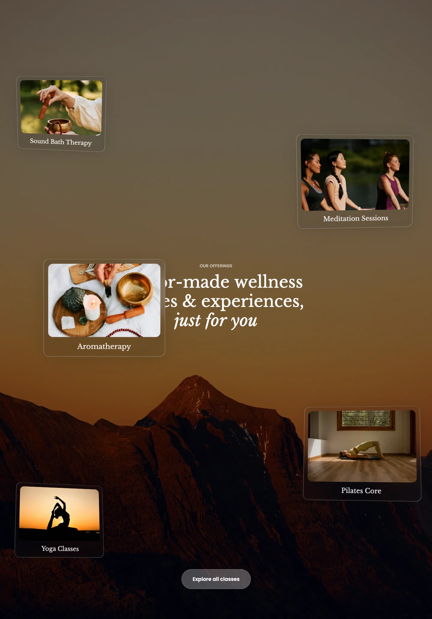 Products scroll vertical